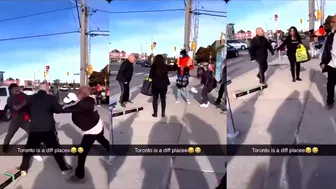 Old Man Defends Himself By Beating Up Everyone He Saw