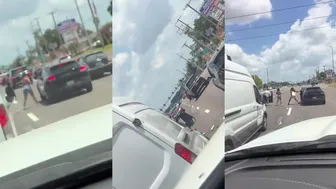 Riverview traffic Fight