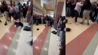 Everybody falling Over - Girl Fights!