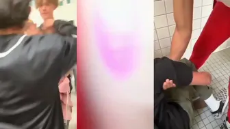 Tall Man Drenches Passersby With Water