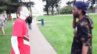 Bro Hit Him With A Scooter!