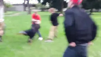 Bro Hit Him With A Scooter!