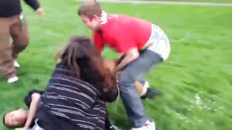Bro Hit Him With A Scooter!
