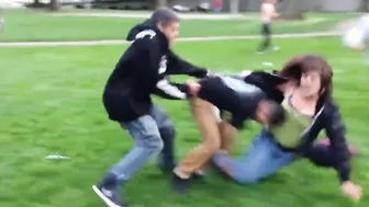 Bro Hit Him With A Scooter!