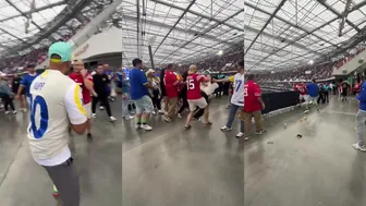 49er fan Brawl!
