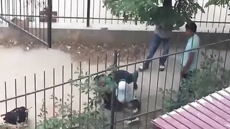Man vs. Multiple Aggressors In Superman Style Fight Clips