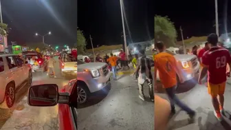 Soccer Fans Fights In Mexico: Red Team Victory