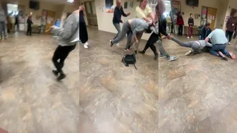 Why Is He Pulling Her Leg Like That???