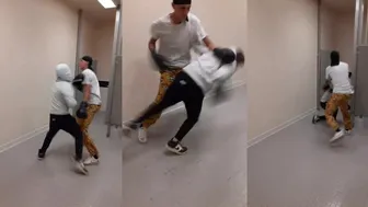 Freshmen vs Seiner bathroom battle!