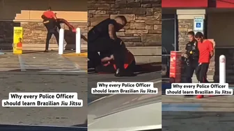 Beautiful Jujitsu Used In A Police Arrest