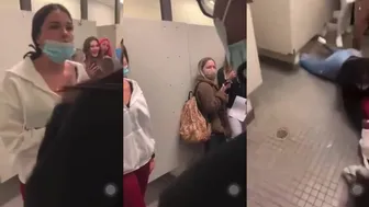 Girlfights Caught On Camera - White Girl Gets Her Ass Beat Running Up On The Wro