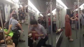 Youth vs Experience: Chinese Subway Fight