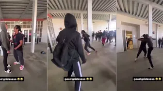 Black Kid vs. White Boy - 2 School Fights!