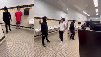 Daily crazy fights. Brass knuckles and jumping