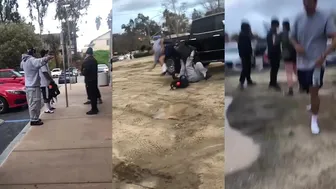 2 BJJ Guys vs Two Gym Cholos