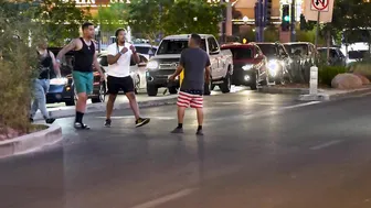 Drunk Man Hits a Car in Las Vegas July 3, 2023