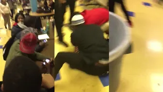 Kid talked shit; got beat up!