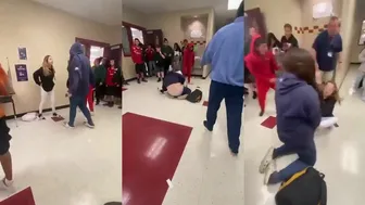 Small Girl vs. Big One! Crazy Fight!