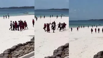 Beach Fight Action