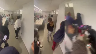 Girl In Pink Knocks Out With A Knife!!!