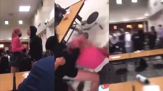 Girl Gets BEAT UP And HEAD Smashed INTO A Stool!