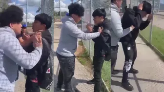 Kid gets jumped for spreading rumors.