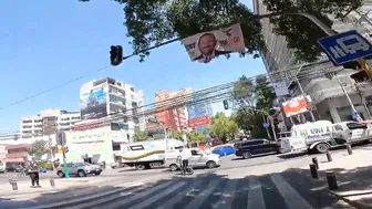 Motorcycle Speeding On A Bicycle Rail