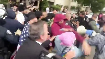 Fight Outside Glendale Ca School Board Meeting