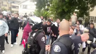Fight Outside Glendale Ca School Board Meeting