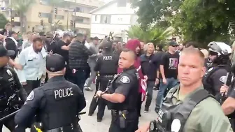 Fight Outside Glendale Ca School Board Meeting