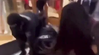 Security Guard Sneak Attacked By Teenager