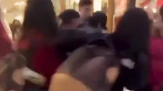 Security Guard Sneak Attacked By Teenager
