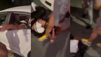 Girl Dragged From Car After Online Snub