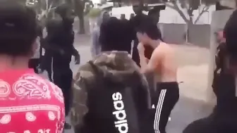 Burmese vs South Sudanese In Melbourne Scrap