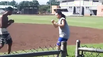 Man vs. Guy On The Baseball Field