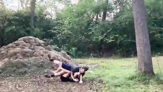120 Lbs Kid Takes On 200 Lbs Opponent