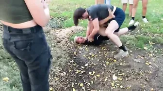 120 Lbs Kid Takes On 200 Lbs Opponent