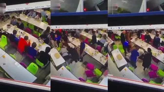 School Canteen Fight