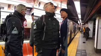 US Vets Subway Fists Challenge