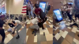 Daily crazy fights end with her peeing herself