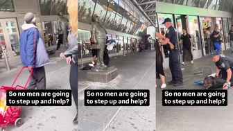 Why Is Everyone Watching This Woman Get Helplessly Beat?