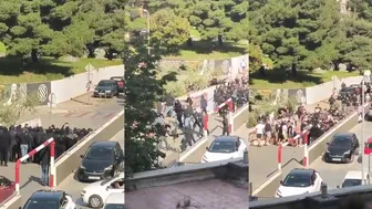 Massive Medieval Like Fight Between Football Fans In Croatia