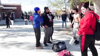 Guy in Blue Claims Crip Thus There Was Beef
