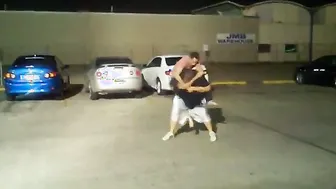 Small Guy Beats Big Guy With BJJ