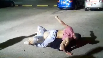 Small Guy Beats Big Guy With BJJ