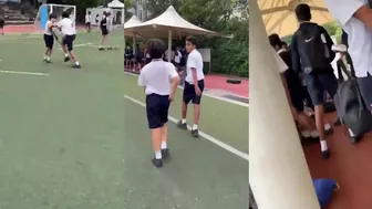 Worlds worst fight at private school