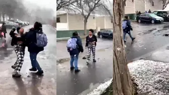 Girls vs. Girls Before Bus Time