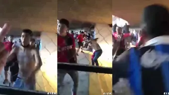Mexican Hooligans Going At It