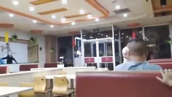 Chinese restaurant clash turns into fight!