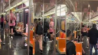 Bystander Stops Man From Being Jumped On Train